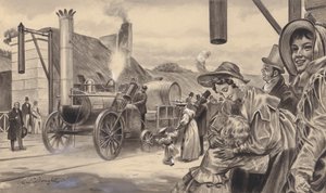 De opening van de Liverpool naar Manchester spoorweg door C.L. Doughty