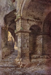 Middeleeuws Fort, Terracina door C.T.G. Formili