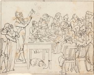 Een wetenschappelijke demonstratie door Christoffer Wilhelm Eckersberg