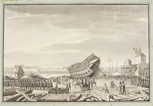 De laatste daad van de Engelsen in Kopenhagen door Christoffer Wilhelm Eckersberg