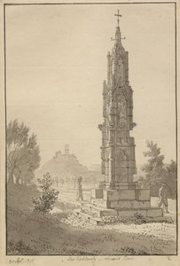 Hochkreuz in de buurt van Bonn door Christoffer Wilhelm Eckersberg
