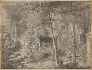 Graf van Molière in Jardin Elysée des Petits Augustins, Parijs 10 juni (1811)