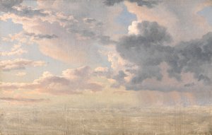 Studie van wolken boven de Sont