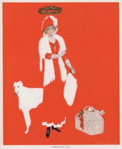 Coles Phillips Meisje, Een Hedendaagse Heilige (kleur litho) door C. Coles Phillips