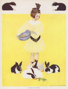 Coles Phillips Meisje, een vriend van de familie door C. Coles Phillips
