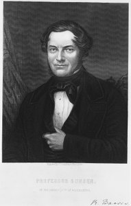 Robert Bunsen, Duitse chemicus, 1850s door C. Cook