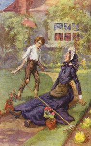 Illustratie voor David Copperfield door Charles Dickens door C. Dudley (after) Tennant