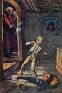 Illustratie voor Oliver Twist door Charles Dickens door C. Dudley (after) Tennant