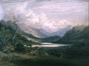 Scène in het Engelse Lake District