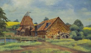 Preston Mill, North Berwick, 1947 door C. Hersley Gilbert