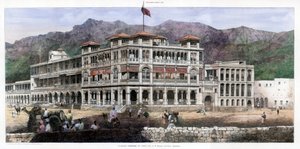 Bankgebouwen in Aden door C Kell