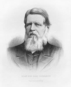 Portret van de Eerwaarde Heer Lord Iddesleigh door C. Laurie