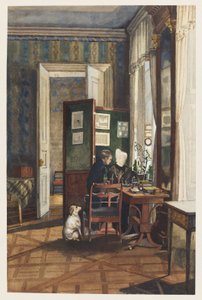 Een kamer in het Reuss-paleis, Dresden door C. M. Fredro