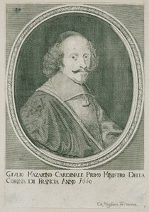 Kardinaal Jules Mazarin door C. Mejssens