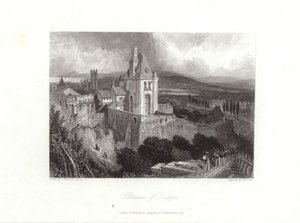 Kasteel van Dieppe door C. Stanfield