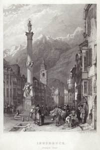 Hoofdstraat in Innsbruck door C. Stanfield