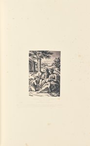 Maagd van de Palmboom, Gegraveerd door M. Antonio door Caldesi and Montecchi