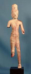 Maitreya Boeddha, pre-Khmer figuur, vroege 8e eeuw