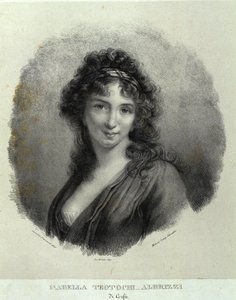 Portret van Isabella Teotochi Albrizzi door Camilla Guiscardi