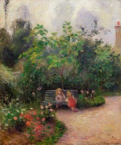 Een Hoek van de Tuin bij de Hermitage, Pontoise, 1877