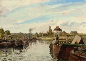 Schuit op de Seine bij Bougival, 1871