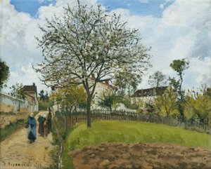 Landschap in Louveciennes, 1870