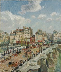 Le Pont Neuf, 1902 door Camille Jacob Pissarro