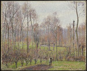 Populieren, Grijs Weer, Eragny, 1895