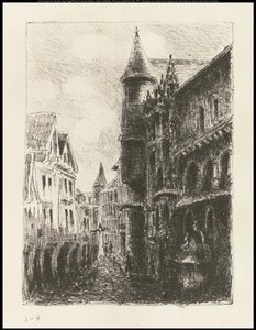 Rue Saint-Romain, Rouen, 1e plaat, 1896