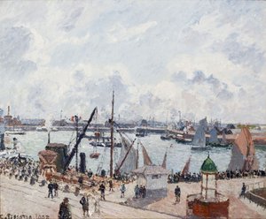 De Buitenhaven van Le Havre. Ochtend. Zon