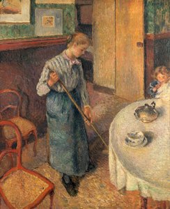 De jonge dienaar, 1882 door Camille Jacob Pissarro
