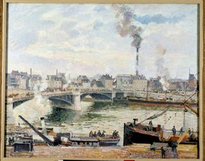 De grote brug van Rouen
