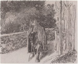 Bedelaar met een kruk, 1897