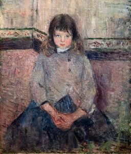 Félix Pissaro in een rok door Camille Pissarro