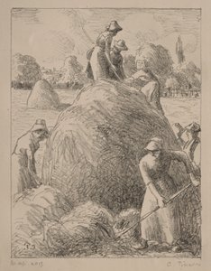 Hooimannen van Eragny, ca 1896 (litho)
