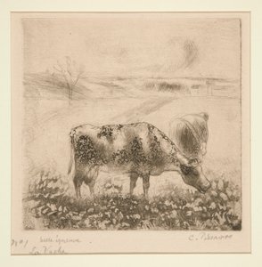 De Koe door Camille Pissarro