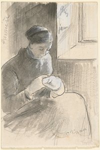 De Hersteller door Camille Pissarro