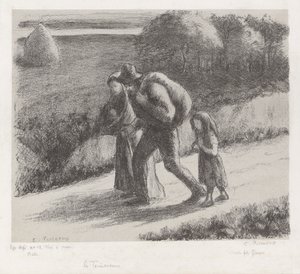 De Zwerver door Camille Pissarro