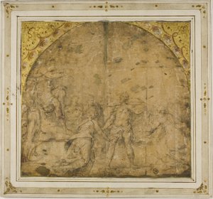 Oordeel van Salomo door Camillo Boccaccino