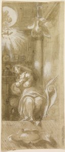 Studie voor de Maagd Annunciate door Camillo Boccaccino
