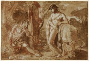 Mercurius en Argus door Camillo Procaccini