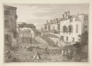 Le Porte del Dolo, uit de serie Vedute door Canaletto (Giovanni Antonio Canal)