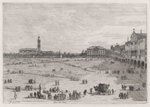 Prato della Valle, uit de serie Vedute