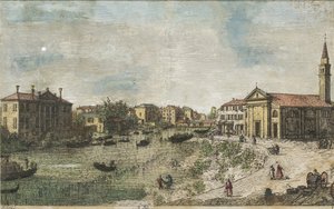Canaletto Al Dolo ingekleurd