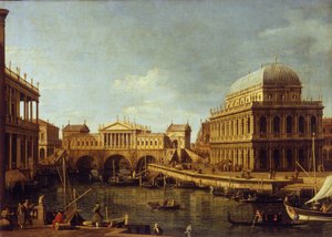 Capriccio met Palladiaanse architectuur