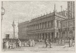 La libreria. V. [linksboven], voor 1742