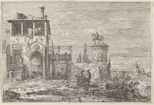 Het ruitermonument, ca. 1735-1746