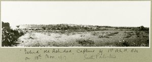 Esdud, oud Ashdod, veroverd door de 1e A.L.H. Brigade op 13 november 1917