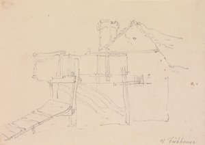 Bij Fishhouse, Isle of Wight door Capt. Thomas Hastings