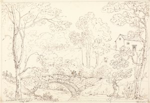 Brug bij Loweswater Kerk, 2 augustus 1835